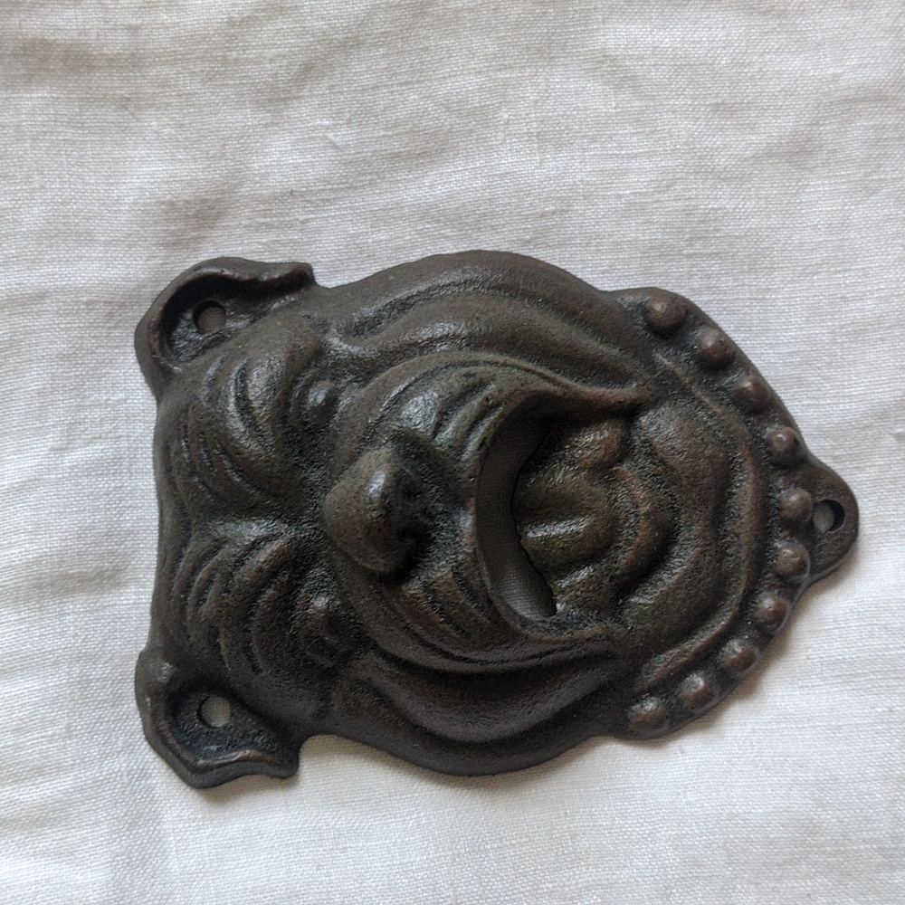 NIB Pottery Barn Bulldog Bottle Opener